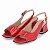 Piccadilly Sandalia Fem Salto Baixo 543099 Verniz Vermelho - Imagem 2