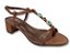 Via Marte Sandalia Fem Salto Medio 268009 Tiramisu - Imagem 1