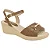 Piccadilly Sandalia Anabela Fem 540420 Mascavo - Imagem 1