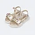 Pampili Sandalia Inf Fem 702057 Dourado - Imagem 3