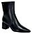 Bottero Bota Fem Cano Curto Salto Baixo 362102 Preto - Imagem 1