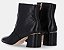 Luz Da Lua Bota Fem Cano Curto Salto Medio 80740009 Preto - Imagem 2