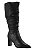 Bottero Bota Fem Cano Longo Salto Medio 378104 Preto - Imagem 1