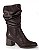 Mississipi Bota Fem Cano Longo Salto Medio J0831 Preto - Imagem 1