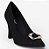 Sapato Fem Piccadilly  Salto Medio 749251 Preto - Imagem 1
