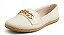 Sapato Fem Moleca  52871011 Branco Off - Imagem 1