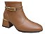 Modare Bota Fem Cano Curto Salto Baixo 7082207 Caramelo - Imagem 1