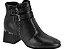 Modare Bota Fem Cano Curto Salto Baixo 7082108 Preto - Imagem 1