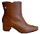 Ramarim Bota Fem Cano Curto Salto Medio 2657101 Cappucino - Imagem 1