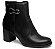 Dakota Bota Fem Cano Curto Salto Medio D2193 Tressine Preto - Imagem 1