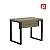 MESA  PÉS TUBULAR PE 40 TUB - MED. 1,50 X 0,70 - PANDIN - Imagem 1