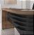 Mesa tamburato diretor em l charuto/preto    - LINHA EXECUTIVA - ARTANY - Imagem 2