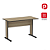 Mesa reta  MX 120 medida 120 x 60 Linha MXXI  Pandin - Imagem 3