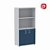 ARMARIO ALTO MISTO COM 02 PORTAS LINHA MAXXI MX 33 - PANDIN - Imagem 1
