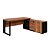 Mesa - Dinâmica Pé Quadro Porta de correr  - Linha Start 40 - Gebb Work - Imagem 1