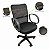 Cadeira de Escritório Giratória Executiva Telada Ergonômica Preta - Imagem 2