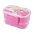 POTE PARA LANCHE MARMITA ROSA ARCO IRIS - Imagem 2