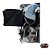 Alforge Lateral Para Moto Com Baú Universal Cargo Cor Preto 160 L - Imagem 3
