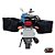 Alforge Lateral Para Moto Com Baú Universal Cargo Cor Preto 160 L - Imagem 2