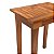 Mesa Lateral 50x35 Ripada Madeira Rustica Castanho - Imagem 5