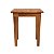 Mesa Lateral 50x35 Ripada Madeira Rustica Castanho - Imagem 1