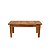 Mesa Centro 100x50 Ripada Madeira Rustica Castanho - Imagem 3