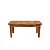 Mesa Centro 100x50 Ripada Madeira Rustica Castanho - Imagem 2