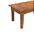 Mesa Centro 80x40 Ripada Madeira Rustica Castanho - Imagem 5