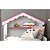 Mini Cama Infantil Magia Casinha Princesa Branco Com Rosa - Imagem 5