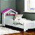 Mini Cama Infantil Magia Casinha Princesa Branco Com Rosa - Imagem 2