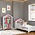 Estante Infantil Casinha Magia Branco Com Rosa Quarto Decoração - Imagem 4