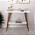 Aparador Davi 90x30 Tampo MDF 30mm Branco/Amadeirado - Imagem 3
