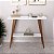 Aparador Davi 90x30 Tampo MDF 30mm Branco/Amadeirado - Imagem 2