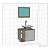 Conjunto Gabinete Baden Bechara Banheiro Preto e Branco - Imagem 9