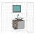 Conjunto Gabinete Baden Bechara Banheiro Preto e Branco - Imagem 8