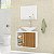 Conjunto Gabinete Baden Bechara Banheiro Branco Ripado - Imagem 5
