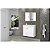 Conjunto Armário/Gabinete Munique Branco - Imagem 3