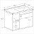 Conjunto Gabinete c/ Espelheira e Cuba p/ Banheiro 60cm Adonis Branco - Imagem 2
