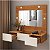 Penteadeira Camarim Suspensa Sofia Nature/Off White - Imagem 1