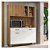 Kit Cozinha Viena Plus 1200 Branco Ripado - Imagem 2