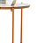 Mesa De Apoio Lateral Duda Off White Nature/Bronze - Imagem 2