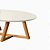 Mesa de Centro Classic Oval Tebarrot Off White - Imagem 3