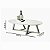 Mesa de Centro Classic Oval Tebarrot Branco - Imagem 4