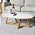 Mesa de Centro Classic Oval Tebarrot Branco - Imagem 2