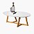 Mesa de Centro Classic Oval Tebarrot Branco - Imagem 1