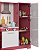 Cozinha Infantil c/ Refrigerador Elo Fit Branco Rosa - Imagem 4