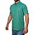 Camisa Ralph Lauren Quadriculada Dupla Listras Verde Logo Clássico Laranja - Imagem 2