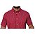 Camisa Ralph Lauren Quadriculada Dupla Listras Vermelho Logo Clássico Celeste - Imagem 5