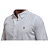 Camisa Social Oxford Manga Longa Branco Logo Colorido - Imagem 3