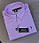 Camisa Ralph Lauren Micro Xadrez Médio Manga Curta Rosa Claro Logo Colorido - Imagem 1